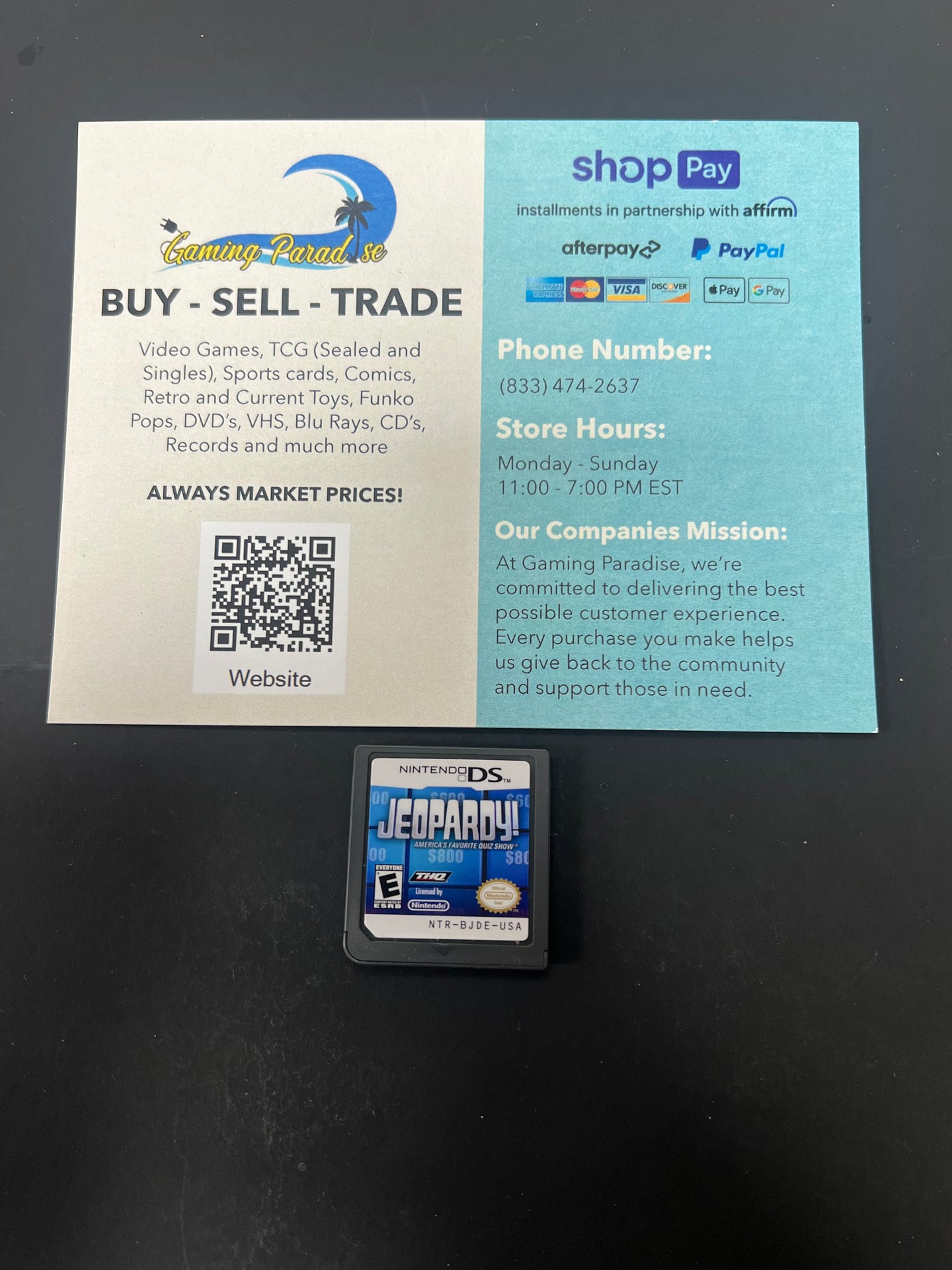 Jeopardy Nintendo DS CL 01