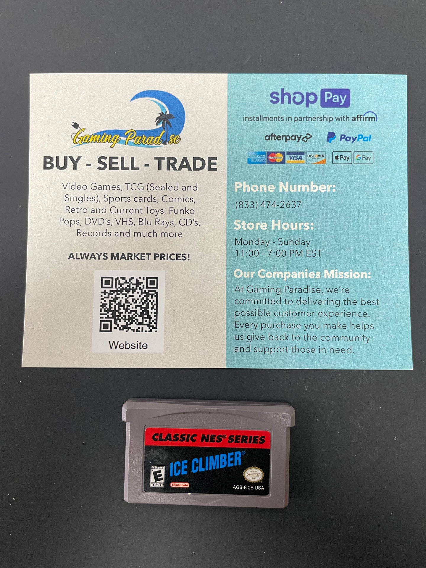 Ice Climber GameBoy Advance CL 01
