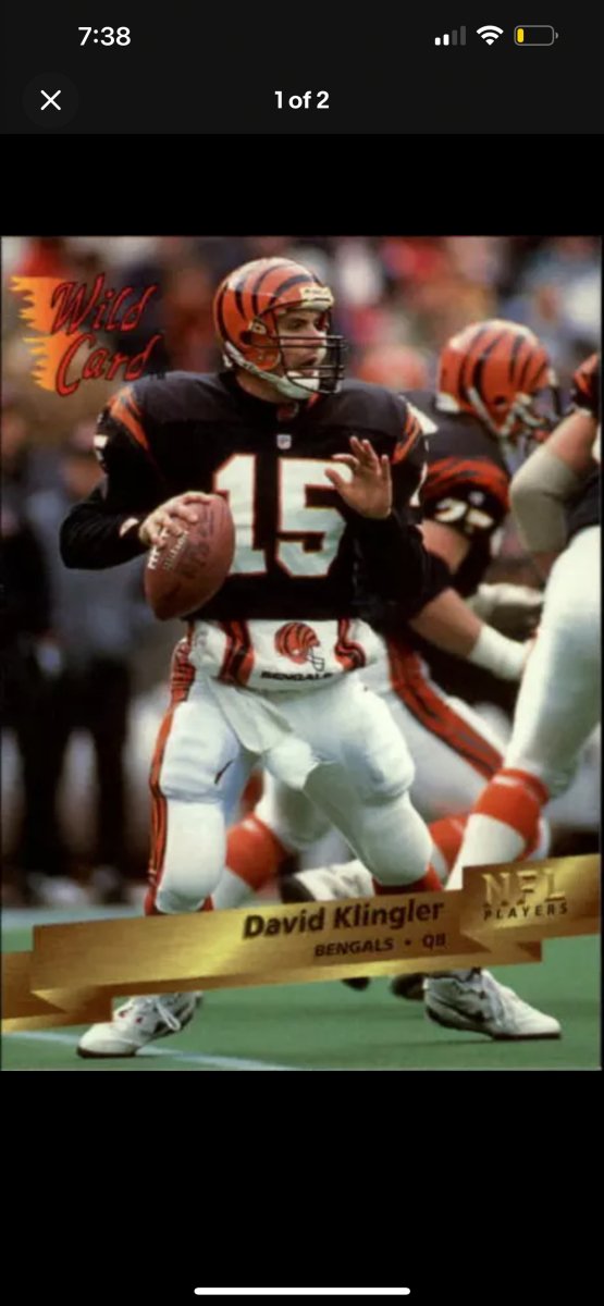 1993 Wild Card: David Klingler #17