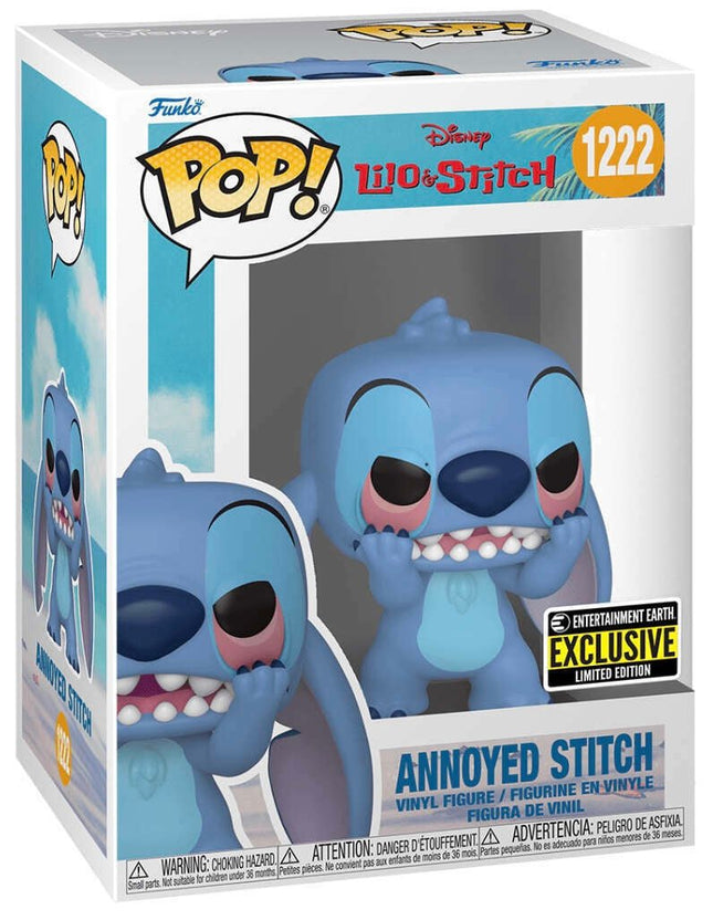 Stitch Annoyed #1222 (Entertainment Earth Exclusive) - With Box - Funko Pop