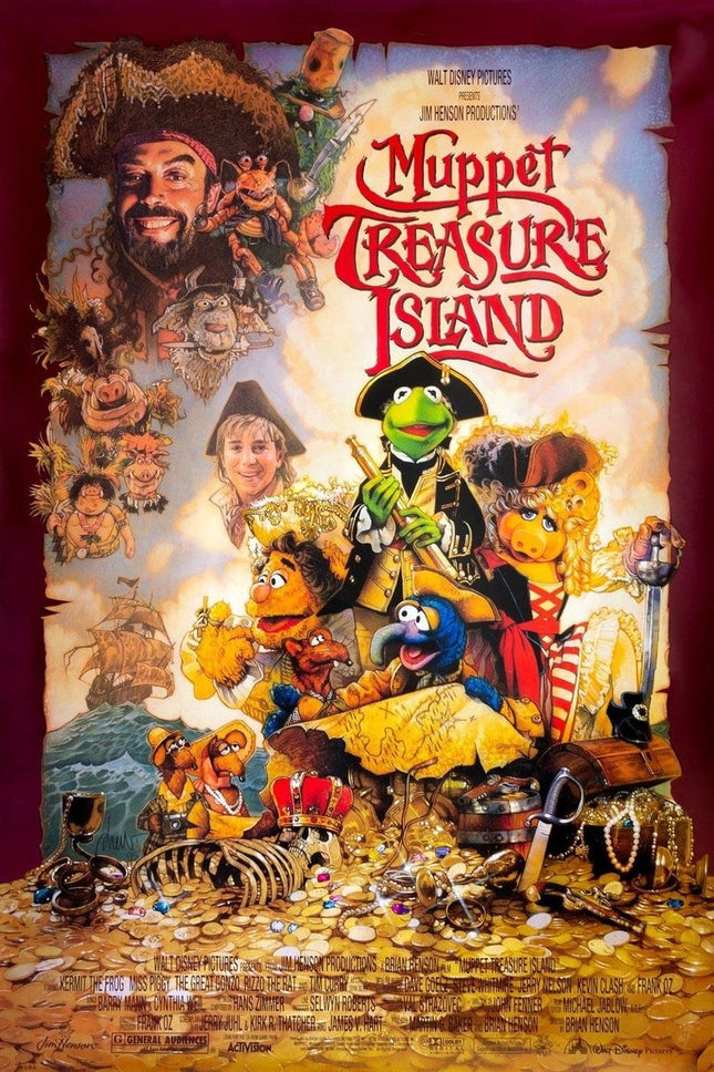 Muppet Treasure Island (1996) (Clamshell) - VHS