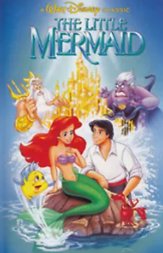 The Little Mermaid With Banned Cover (1989) (Clamshell) - VHS