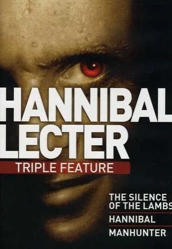 Hannibal Lecter Triple Feature ( Silence of the Lambs / Hannibal / Manhunter ) - DVD