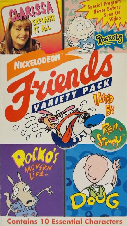 Nickelodeon: Friends Variety Pack Hosted by Ren & Stimpy (LV 49586) (1994) (Pre-Owned) - VHS