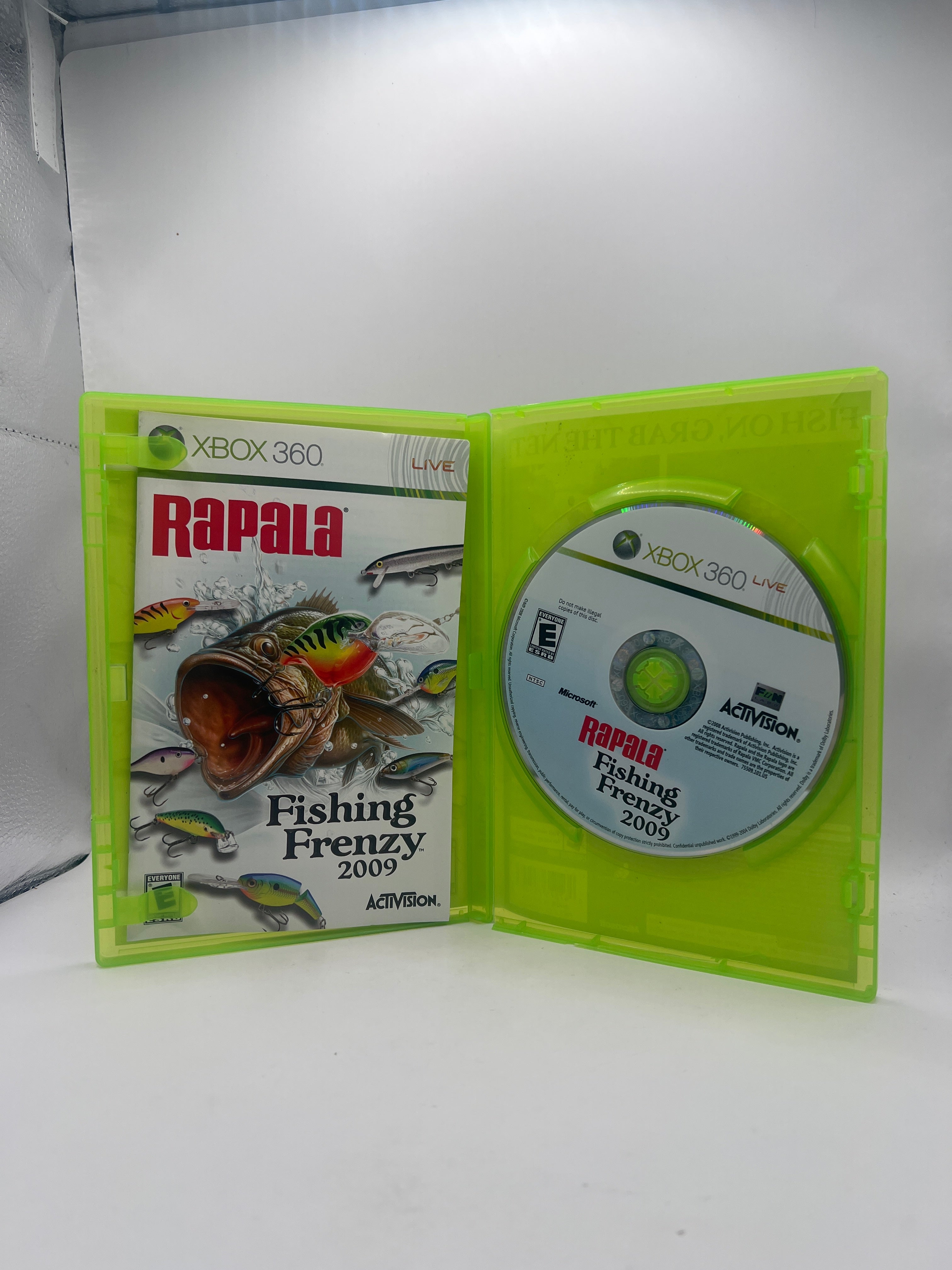 Rapala Fishing Frenzy 2009 CL01 (CIB) Xbox 360