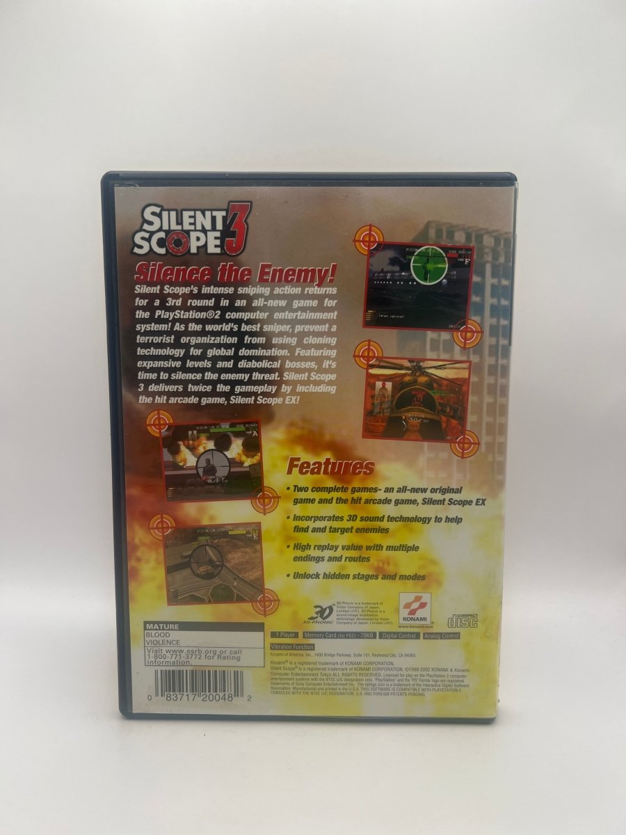 Silent Scope 3 CL01 (CIB) PlayStation 2