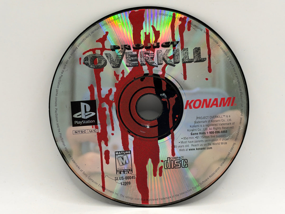 Project Overkill CL01 (Disc Only) Playstation One