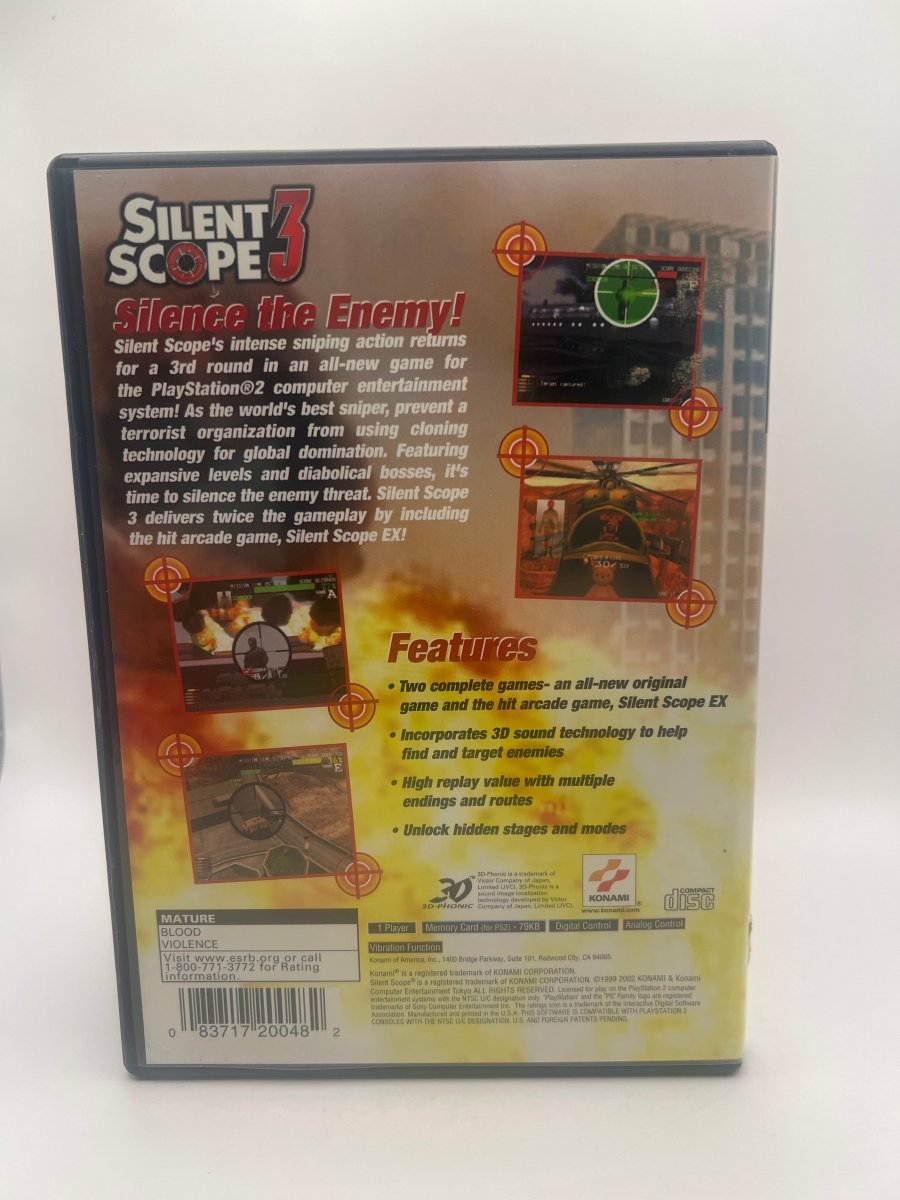Silent Scope 3 CL02 (CIB) PlayStation 2
