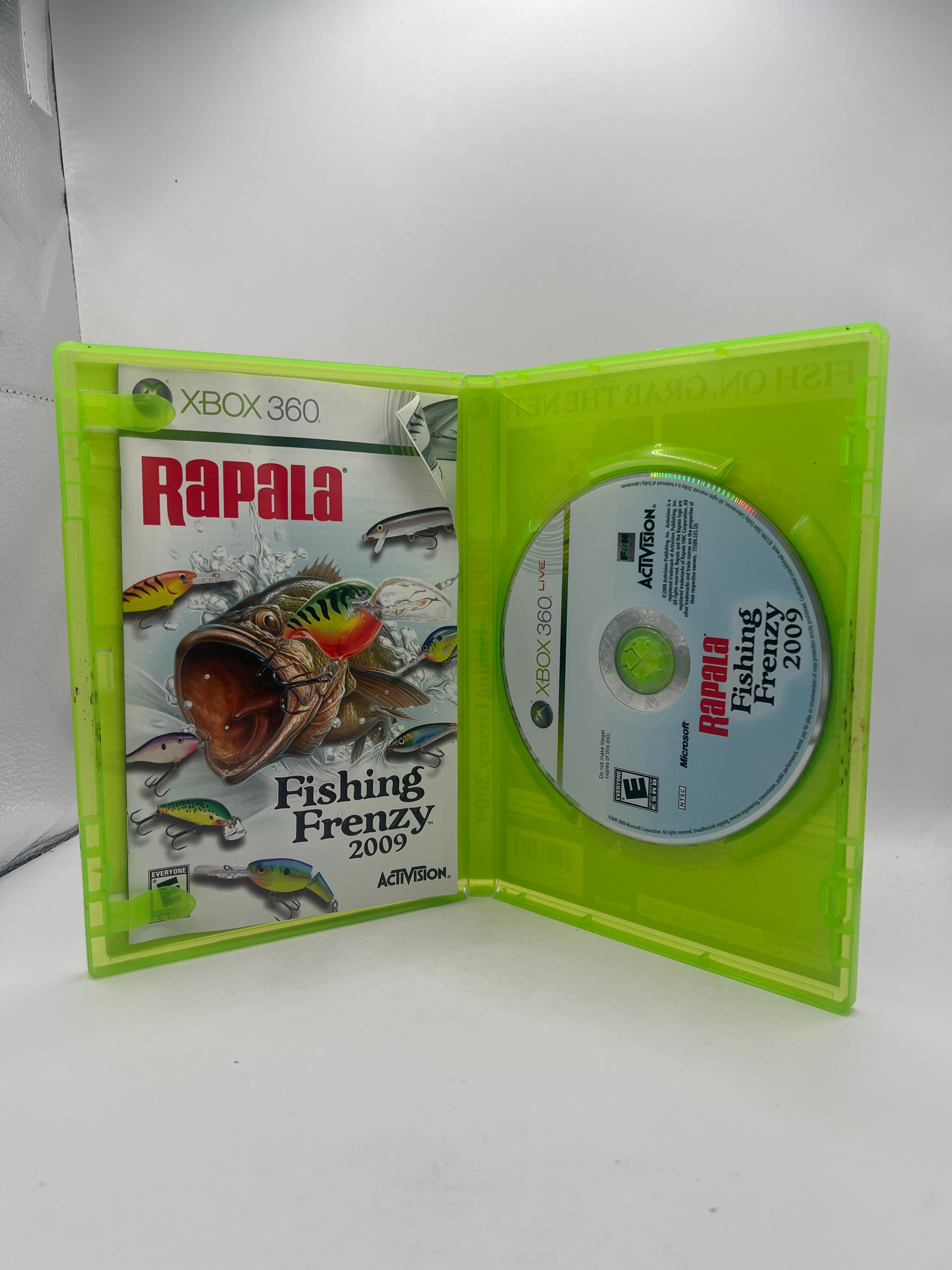 Rapala Fishing Frenzy 2009 CL02 (CIB) Xbox 360