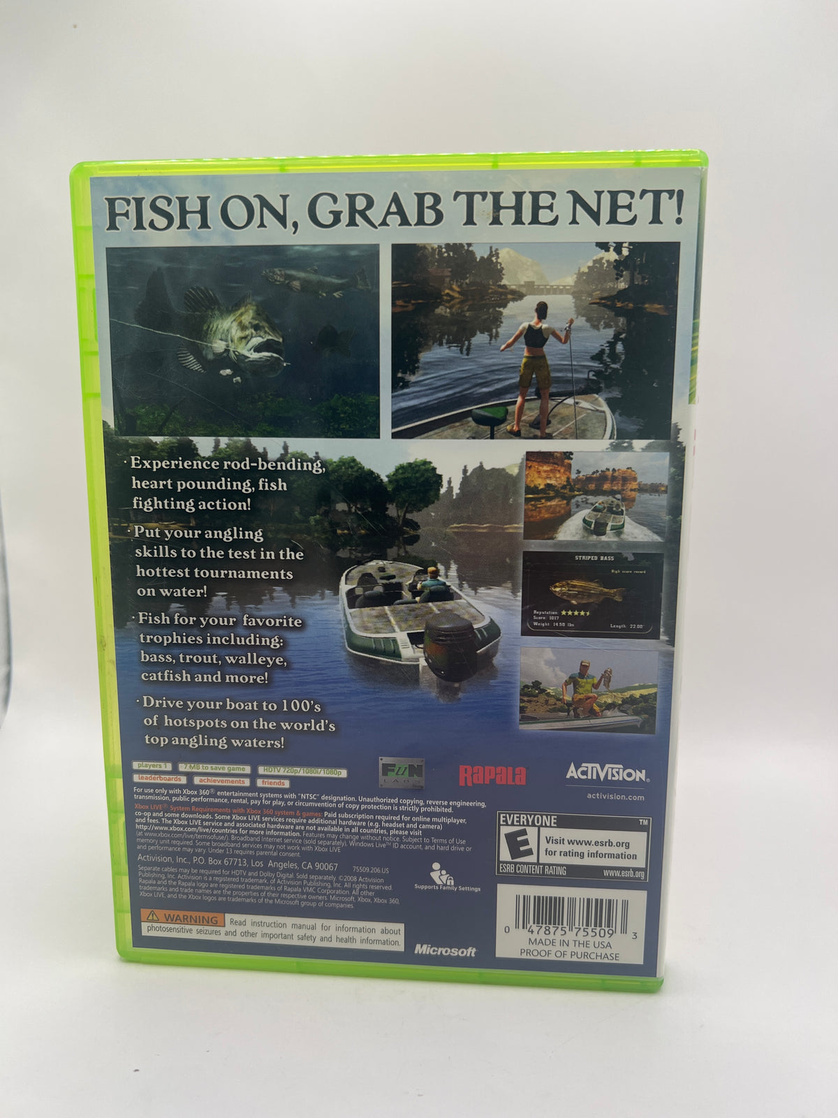 Rapala Fishing Frenzy 2009 CL02 (CIB) Xbox 360